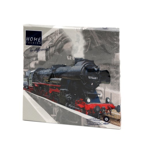 Motivservietten Lok Zug Eisenbahn