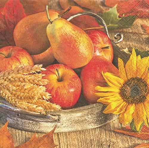 20 Servietten Thanksgiving - Erntedankfest 33x33cm