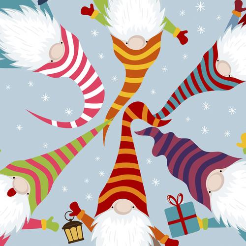 20 Servietten Nordic Santas 33x33cm