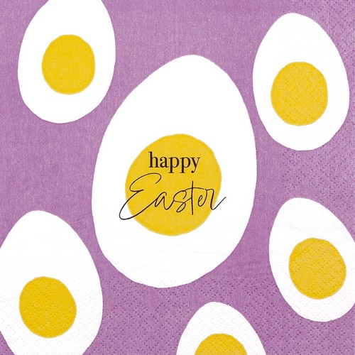 20 Servietten Happy Easter Egg - Eier zu Ostern 33x33cm