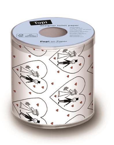 Toilettenpapier Rolle bedruckt Wedding - Hochzeit