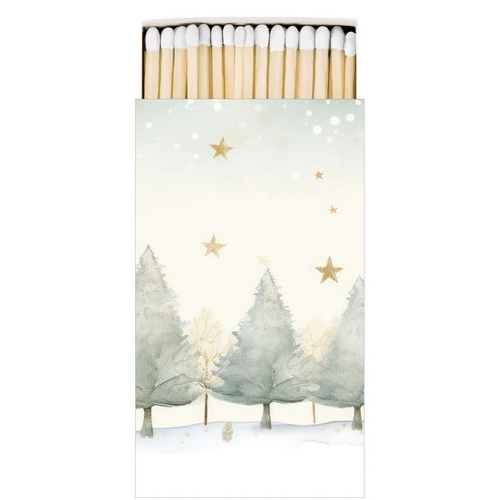 Kaminhölzer 45er Box Starry sky - Sanfter Winterwald 11x6,3cm