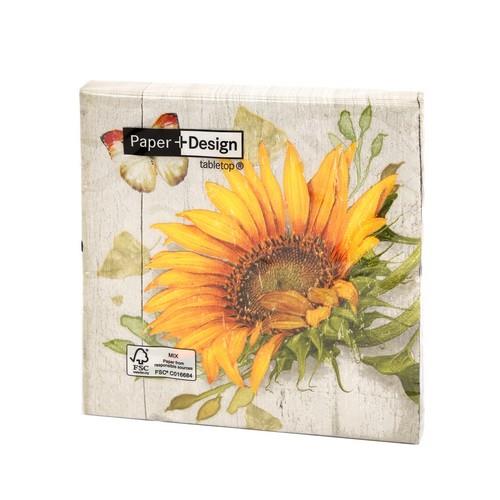 Motivservietten Paper Design Sonnenblume