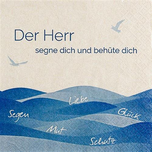 20 Servietten Eco Line Segen - Derr Herr behüte dich Eco 33x33cm