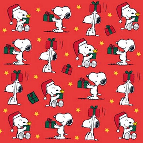 20 Servietten X-mas Mini Snoopy rot - Mini-Snoopy weihnachtlich rot 33x33cm