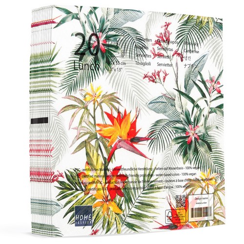 20 Servietten Tropicana - Tropische Schönheit 33x33cm