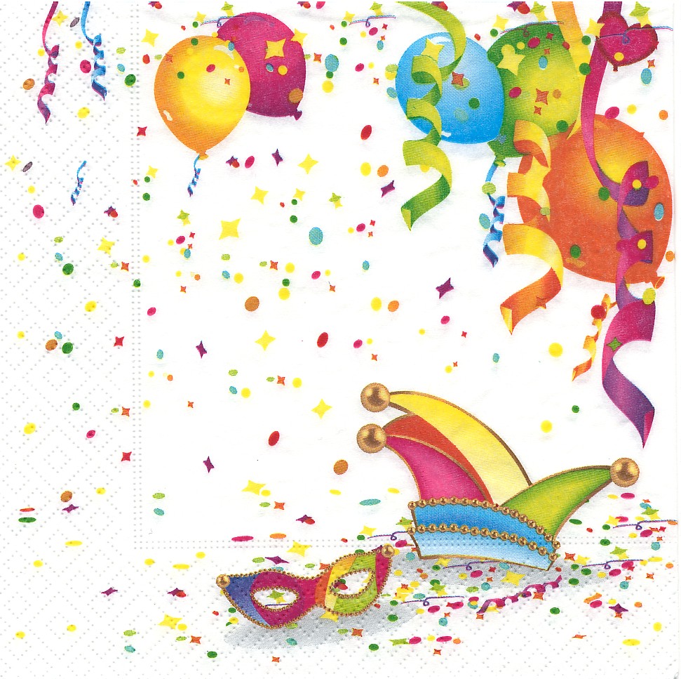 20 Servietten It´s Party Time - Zeit zu feiern 33x33cm