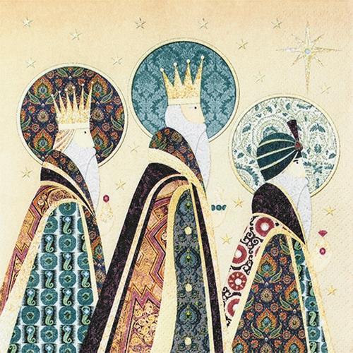 20 Servietten Three Kings - Drei heilige Könige 33x33cm