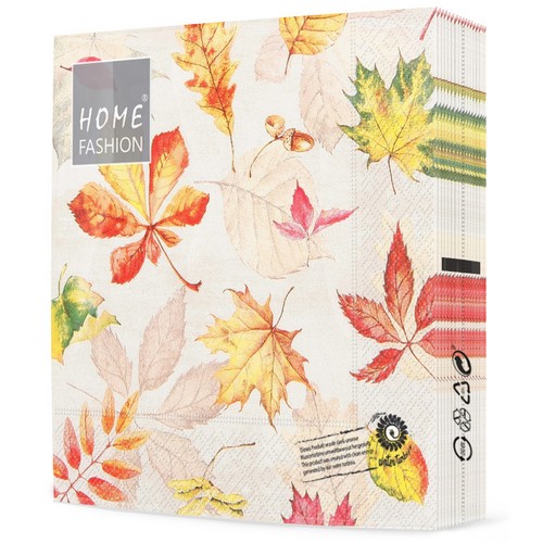 20 Servietten Scattered Foliage - Verstreute Herbstblätter 33x33cm