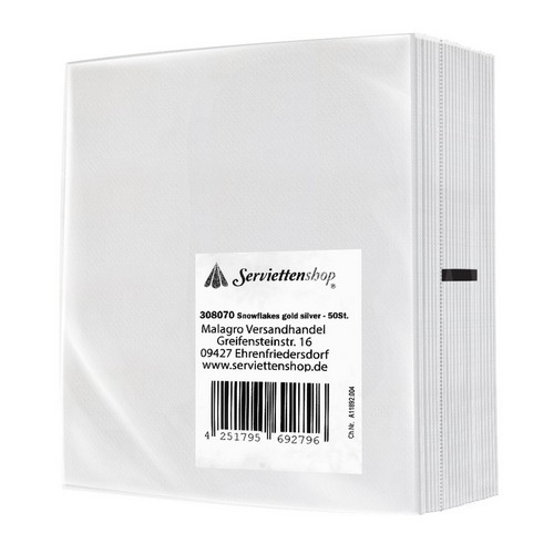 50 Servietten Uni Linen white - Struktur weiß 40x40cm