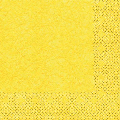 20 Servietten Modern Colours gelb 33x33cm