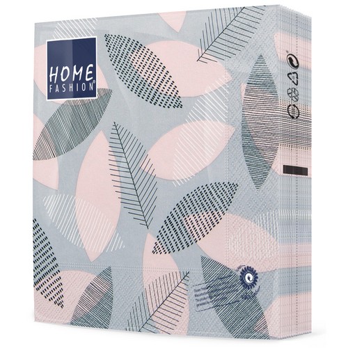 RP 20 Servietten Scattered Leaves nude - Verstreute Blätter soft 33x33cm