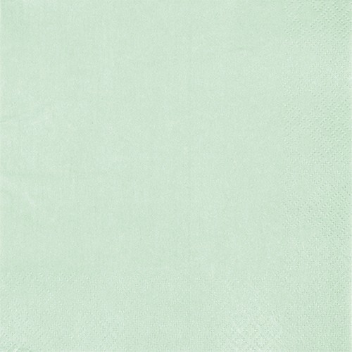 20 Servietten Pearl Effect mint 33x33cm