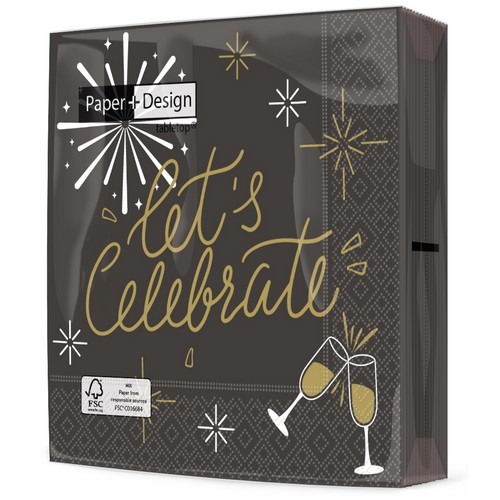 20 Servietten Let's celebrate - Endlich feiern  33x33cm