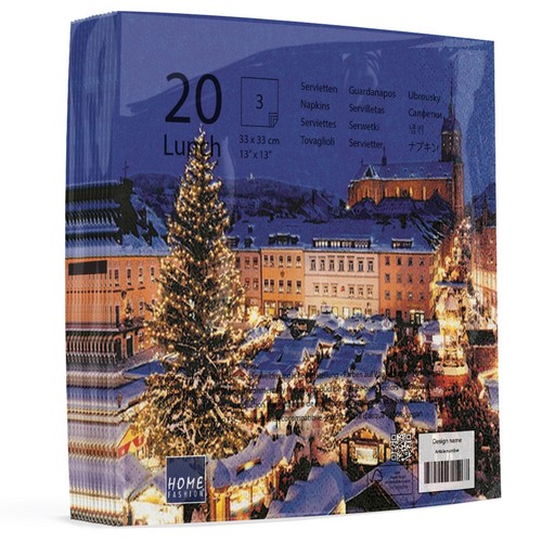 20 Servietten Annaberg Christmas Flair 33x33cm