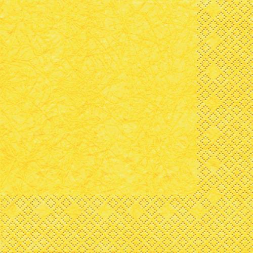 20 Servietten Modern Colours gelb 33x33cm