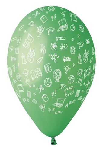 Luftballons Schulanfang farbig sortiert 8 Stück