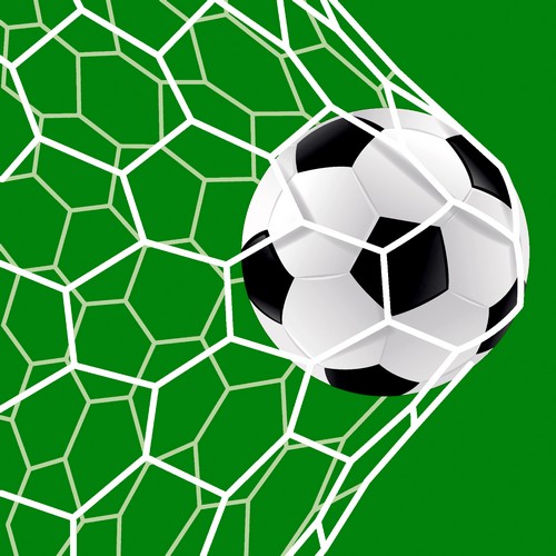 20 Servietten Football Goal - Fußball Treffer 33x33cm