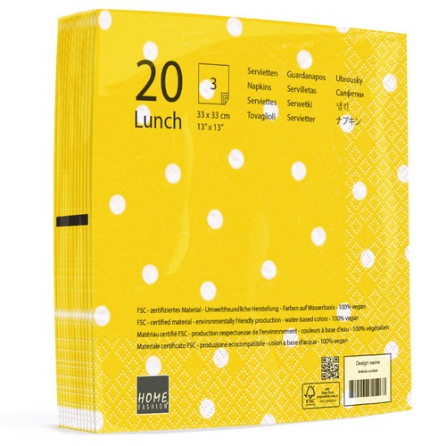20 Servietten Home Fashion 33x33cm