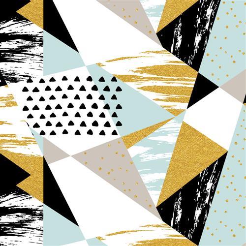 20 Servietten Trend Triangle - Triangle Mosaik mintgrün 33x33cm