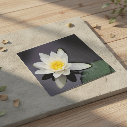 20 Servietten Waterlily bloom - Wasserlilie im Teich 33x33cm