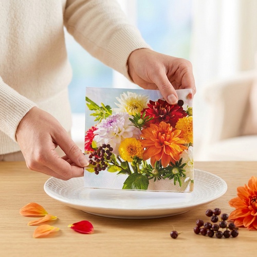 20 Servietten Dahlia Dreams - Traumhafte Dahlien 33x33cm