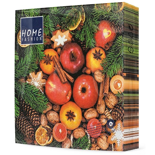 20 Servietten Christmas Variety - Leckere Auslese für Weihnachten 33x33cm