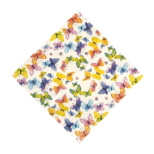 20 Servietten Flying Colours - Überall bunte Schmetterlinge 33x33cm