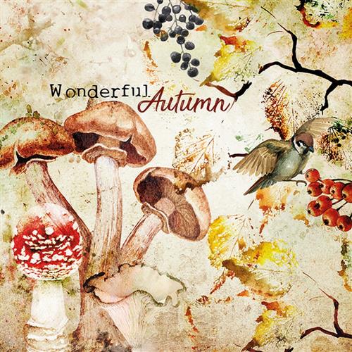 20 Servietten Wonderful Autumn - Herbstdetails Vintage 33x33cm