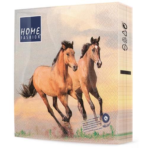 20 Servietten Wild Horses - Wilde Pferde 33x33cm