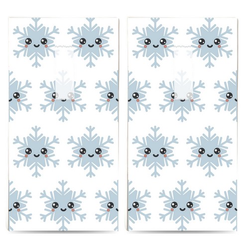 2x 10 Taschentücher Happy Snow - Niedliche Schneeflocke