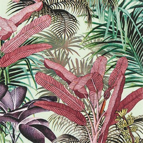 RP 20 Servietten Tropical Plants - Tropische Pflanzen im Dschungel 33x33cm