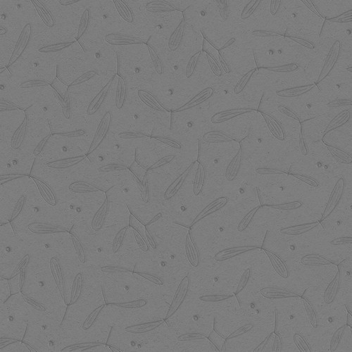 16 Servietten geprägt Embossed Mistletoe grey - Mistelzweige grau 33x33cm