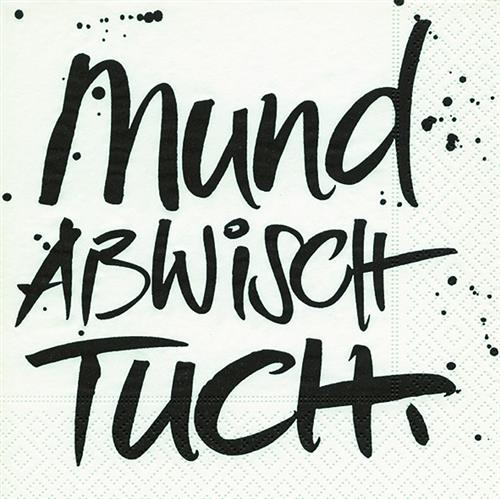 20 Servietten Mundabwischtuch 33x33cm