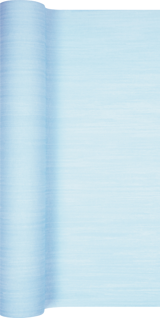 Tischläufer Struktur hellblau 490x40cm