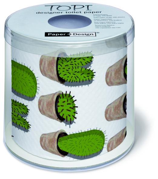 Toilettenpapier Rolle bedruckt Cactuses - Kaktusse