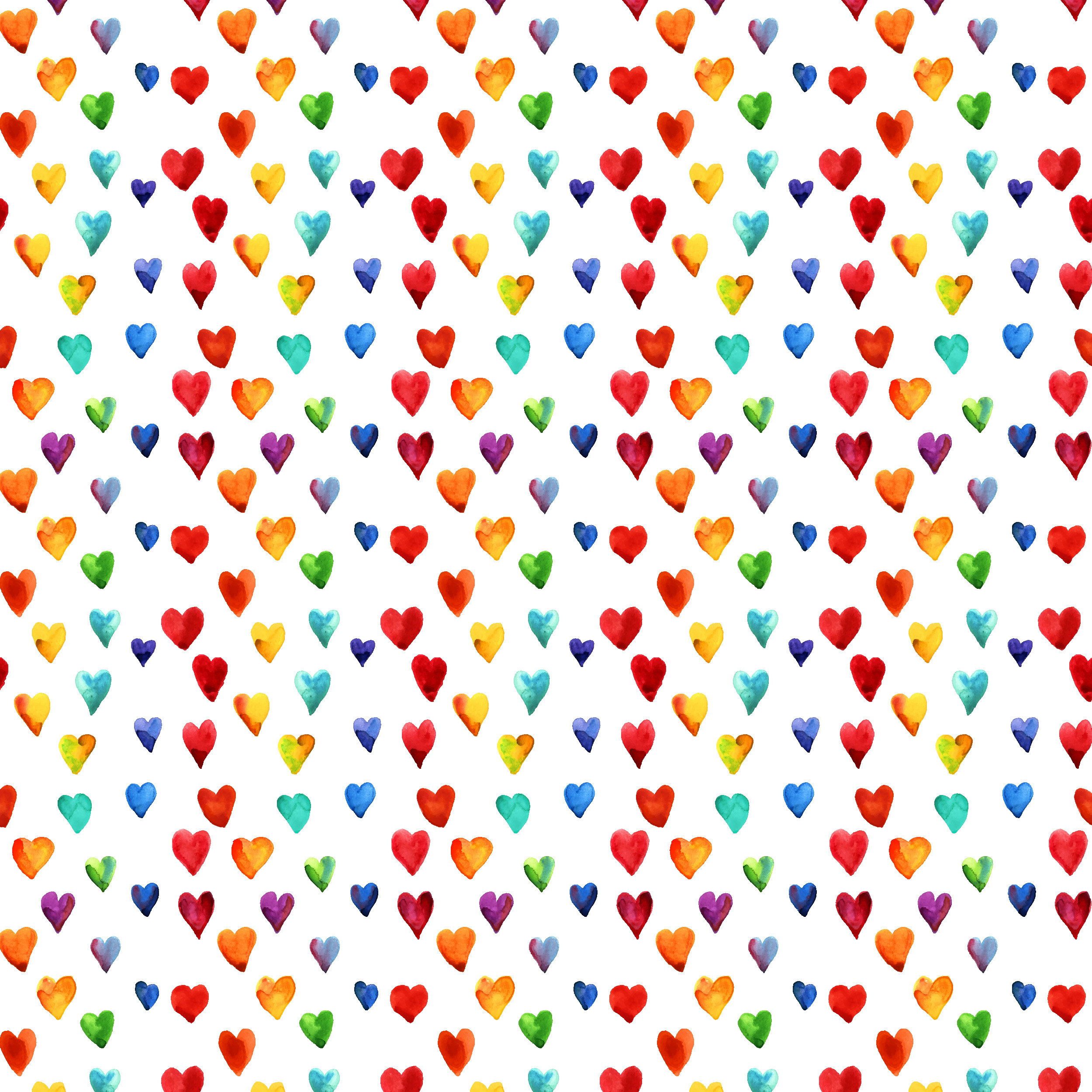 20 Cocktailservietten Pride – Herzregen bunt 24x24cm