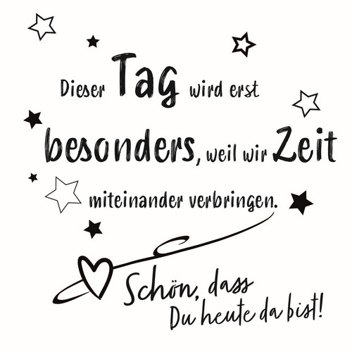 20 Servietten Besonderer Tag 33x33cm