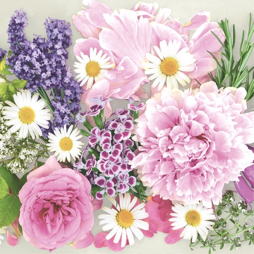 20 Servietten Blossom Bliss - Vielzahl an Blumensammlungen 33x33cm
