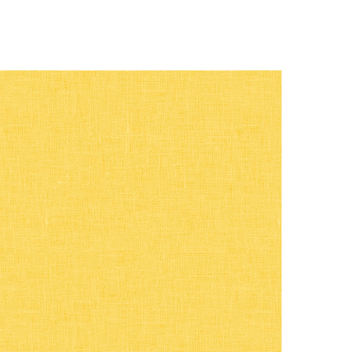 20 kleine Cocktailservietten Linen Yellow - Uni Leinenstruktur gelb 25x25cm