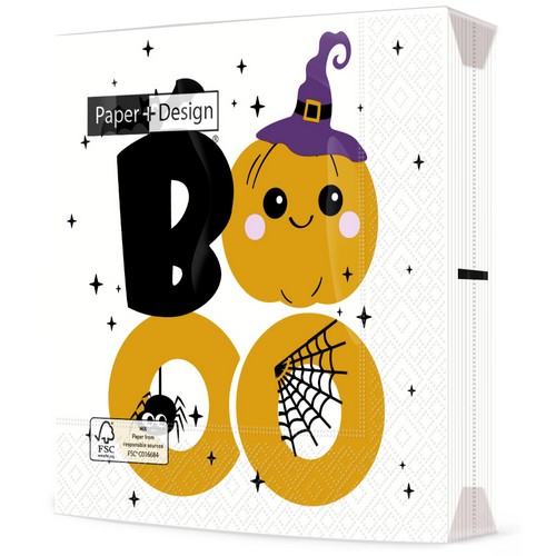 20 Servietten Boo - Buuuuh 33x33cm