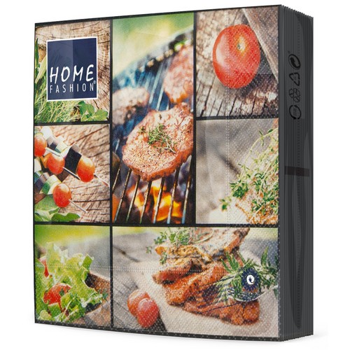 20 Servietten Tasty Barbecue - Collage vom Grill 33x33cm
