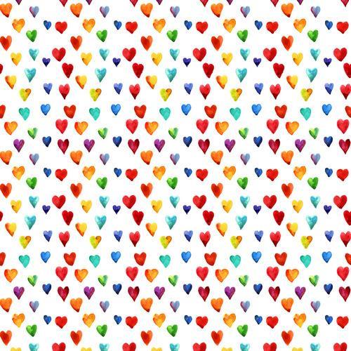 20 Servietten Pride – Herzregen bunt 33x33cm
