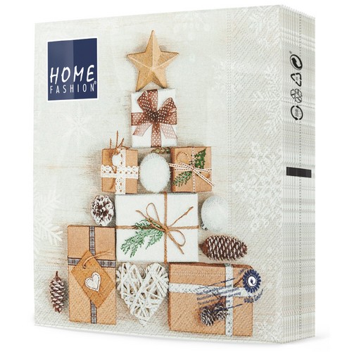 20 Servietten Tree of Gifts - Baum aus Geschenke 33x33cm