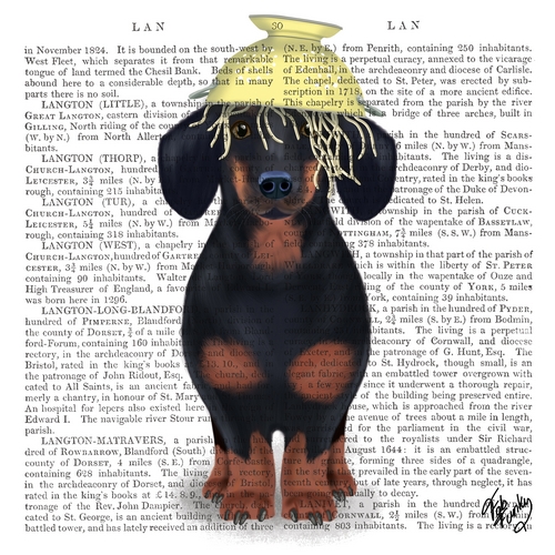 20 Servietten Spaghetti Love - Dackel mit Spaghetti-Unfall 33x33cm