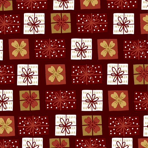 20 Servietten Gifts Galore - Weihnachtsmuster Geschenkpapier 33x33cm