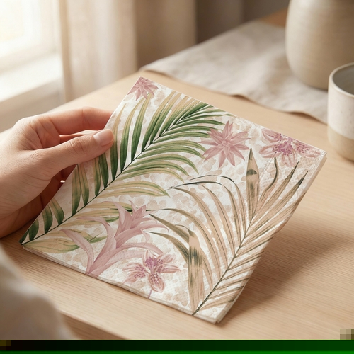 20 Servietten Wild palms - Wilde Palmenblätter 33x33cm