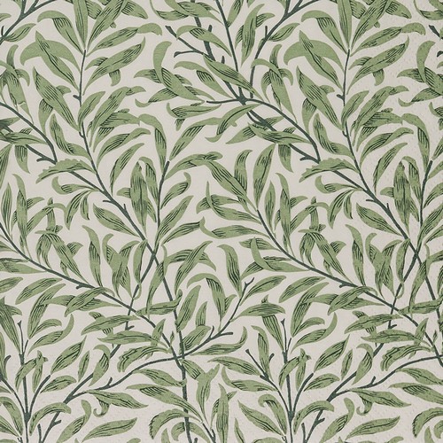 20 Servietten Willow - Grüne Blumenranken 33x33cm