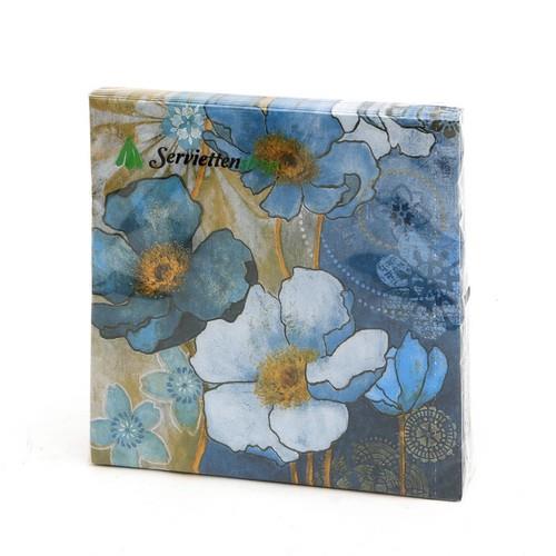Serviettentechnik Decoupage Blumen