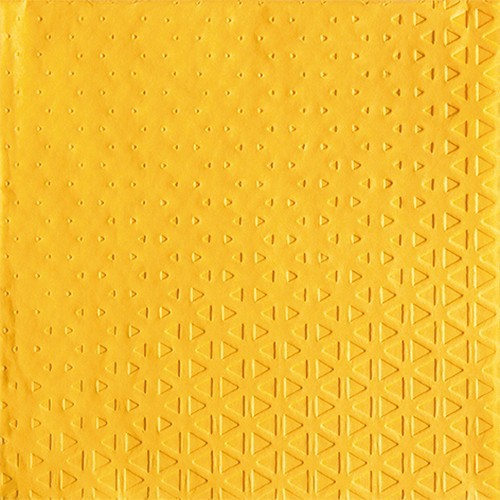 16 Servietten geprägt Embossed Relax mustard - Verlauf senf 33x33cm